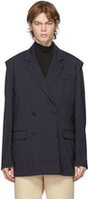 Opening Ceremony Navy Pinstripe Hybrid Blazer - Cérémonie d'ouverture Navy Pinstripe Blazer hybride - 개회식 해군 핀 스트라이프 하이브리드 블레이저