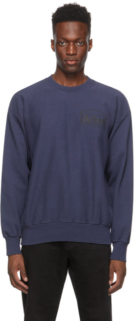 Aries Navy Premium Temple Sweatshirt - Sweat-shirt de temple Premium Navy Bélier - 양자리 해군 프리미엄 사원 스웨터