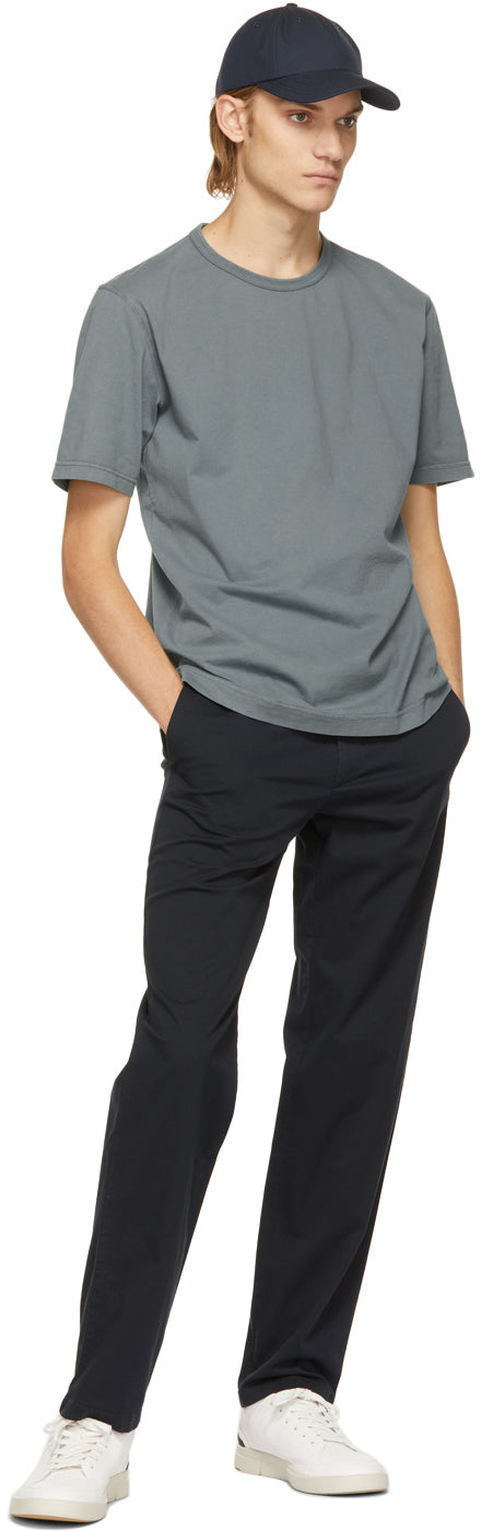 Norse Projects Navy Regular Light Stretch Aros Trousers