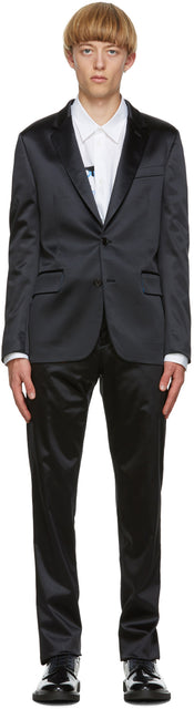 Paul Smith Navy Satin Soho Suit - Paul Smith Navy Satin Soho Costume - 폴 스미스 네이비 새틴 소호 슈트