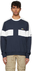 Nike Navy Sportswear Reissue Crew Sweatshirt - Sweat-shirt de l'équipage Nike Navy Sportswear - 나이키 네이비 스포츠웨어 재발행 승무원 스웨터