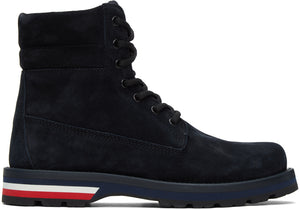Moncler Navy Suede Vancouver Boots - Bottes Moncler Navy Suede Vancouver Vancouver - 몬 클러 네이비 스웨이드 밴쿠버 부츠