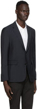 Dunhill Navy Tropical Wool Plain Travel Blazer