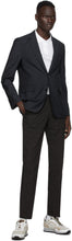 Dunhill Navy Tropical Wool Plain Travel Blazer