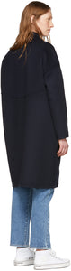 Stella McCartney Navy Wool Bilpin Coat