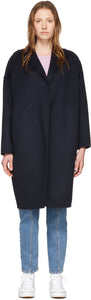 Stella McCartney Navy Wool Bilpin Coat