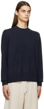 Acne Studios Navy Wool Crewneck Sweater