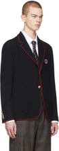 Gucci Navy Wool Palma Blazer