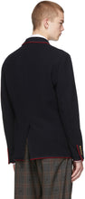 Gucci Navy Wool Palma Blazer