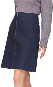 YMC Navy Zippered Skirt