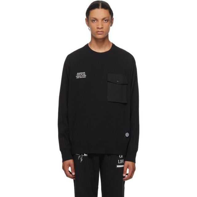 Neighborhood Black Military Long Sleeve T-Shirt