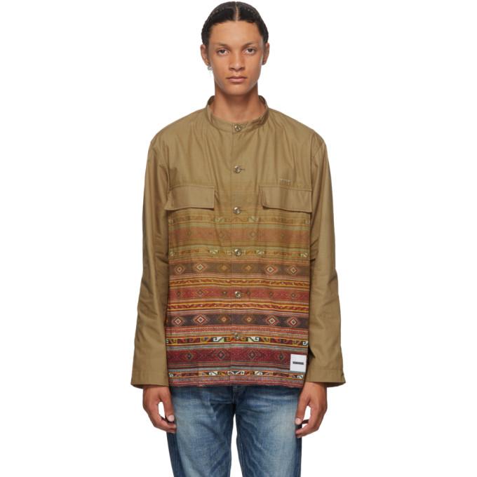 Neighborhood Khaki Mil Ve Long Sleeve Shirt