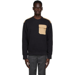 Neil Barrett Black French Terry Sweatshirt