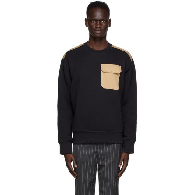 Neil Barrett Black French Terry Sweatshirt
