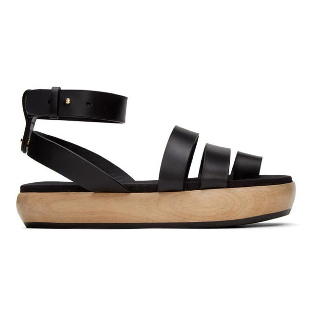 NEOUS Black Grobya 30MM Sandals
