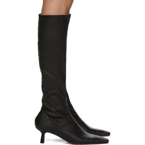 NEOUS Black Leather Cynis Boots