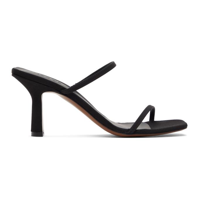NEOUS Black Osepalum 80mm Heeled Sandals