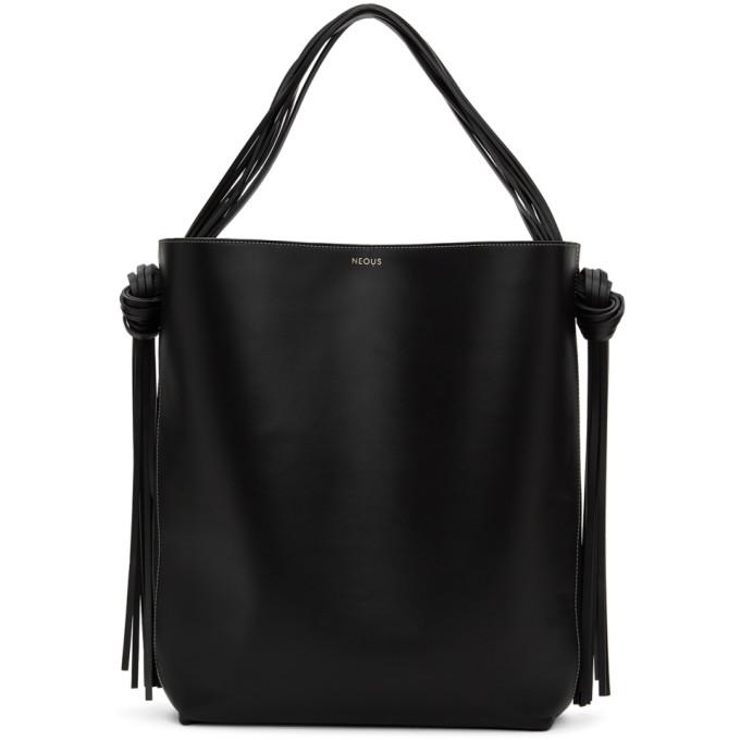 NEOUS Black Oversized Saturn Tote