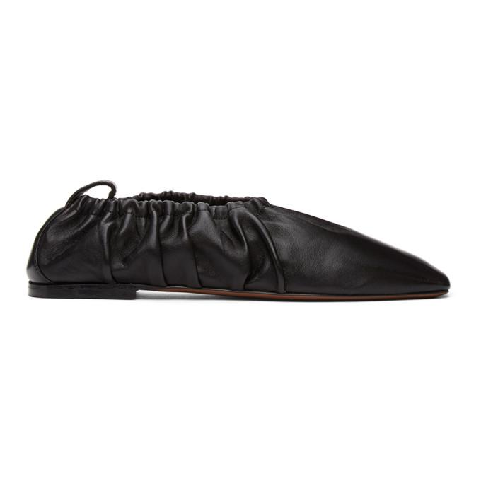 NEOUS Black Phinia Ballerina Flats