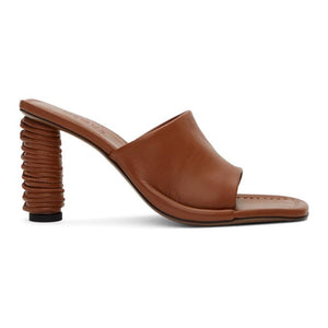 NEOUS Brown Leather Ginan Mules