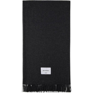 New Tendency Black Throw Blanket-BlackSkinny