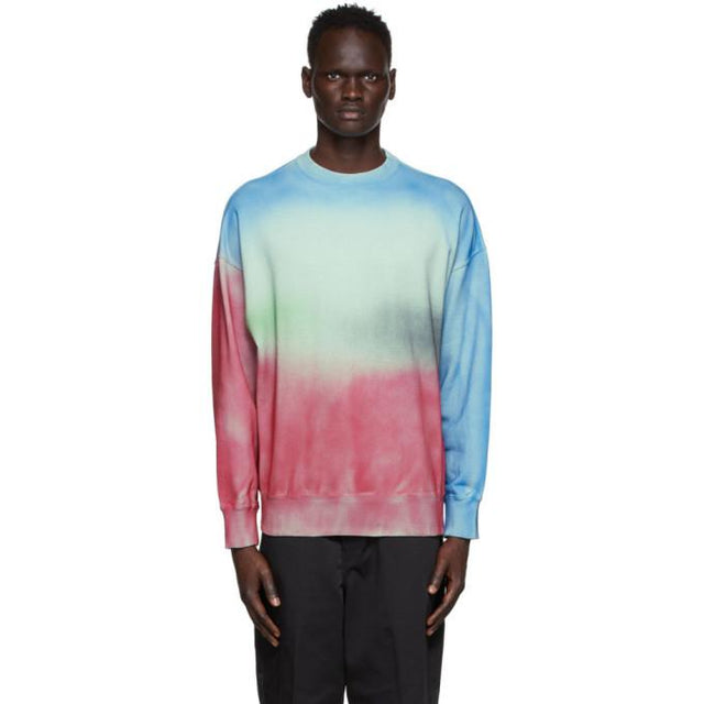 N.Hoolywood Green Spray Sweatshirt