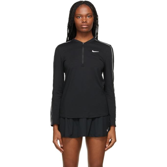 Nike Black NikeCourt Dri-FIT Pullover