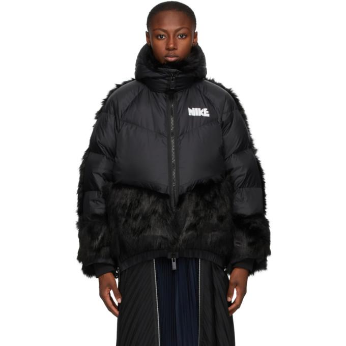 Nike Black Sacai Edition Down NGR Parka