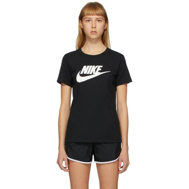 Nike Black Sportswear Essential Icon Futura T-Shirt