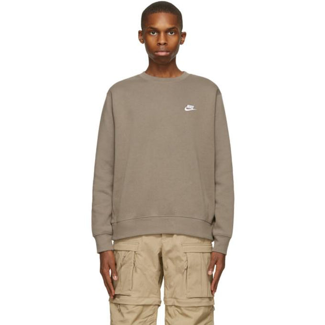 Nike Brown Sportswear Club Sweatshirt