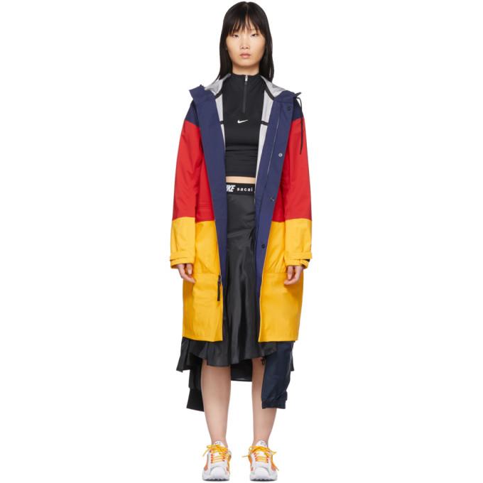 Nike Navy and Red NRG 3 Layer Parka