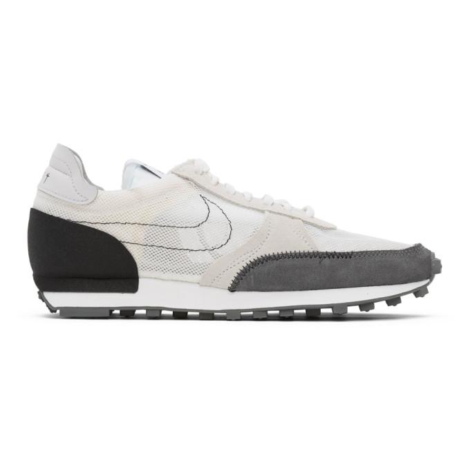 Nike White and Black Daybreak Type N.354 Sneakers