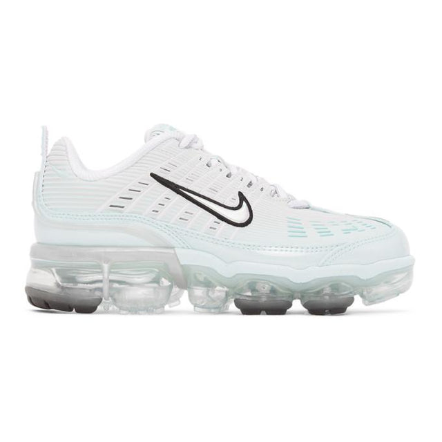 Nike White and Blue Vapormax 360 Sneakers