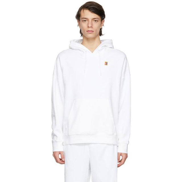 Nike White NikeCourt Hoodie