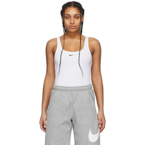 Nike White Sportswear Essential Tank Bodysuit