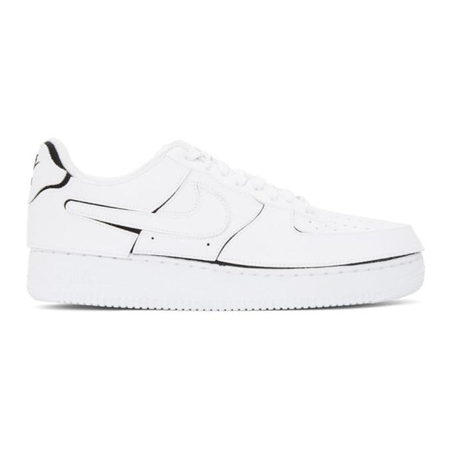 Nike White Velcro Air Force 1 Sneakers