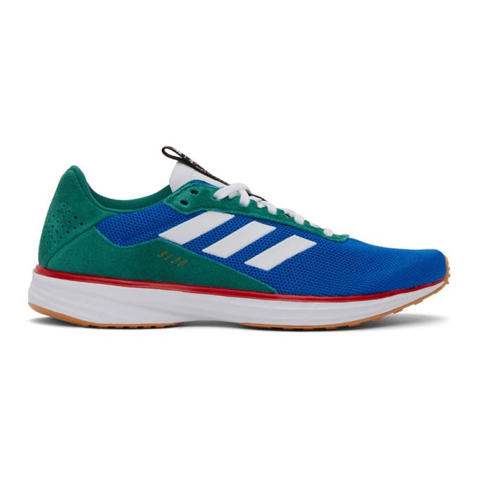 Noah Blue and Green Adidas Edition SL 20 Sneakers