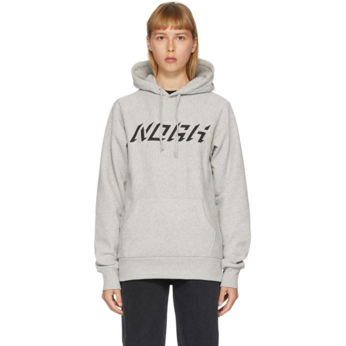 Noah Grey Logo Raglan Hoodie