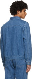 non Blue Denim Washed Jacket