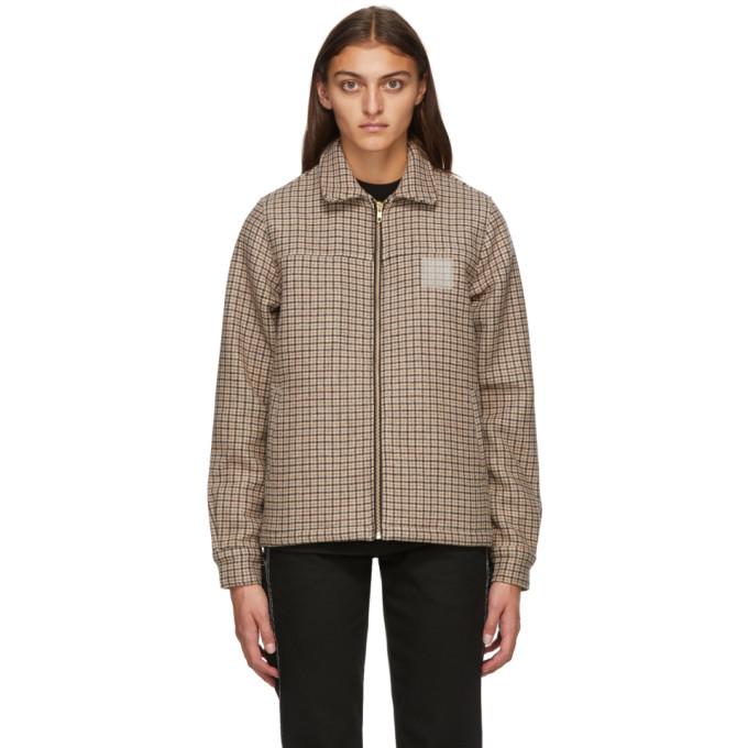 Noon Goons Brown Houndstooth Club Jacket