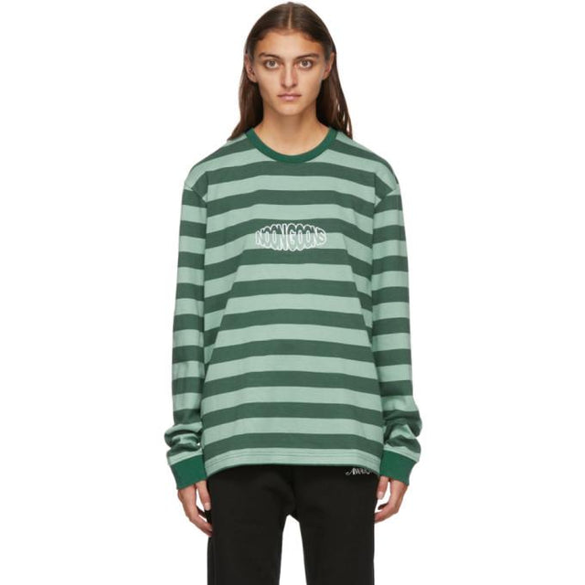 Noon Goons Green Stripe Jalama Long Sleeve T-Shirt