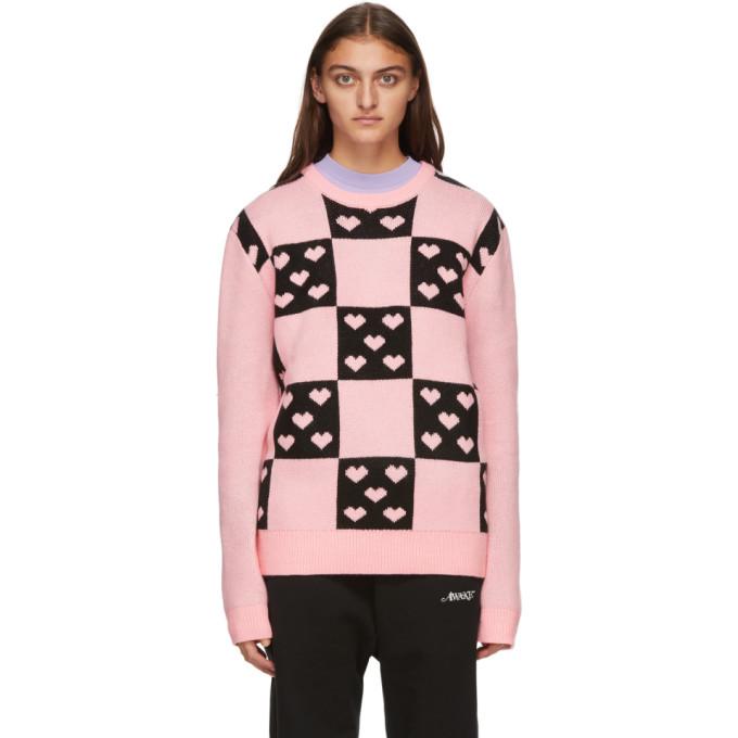 Noon Goons Pink and Black Lovers Sweater – BlackSkinny