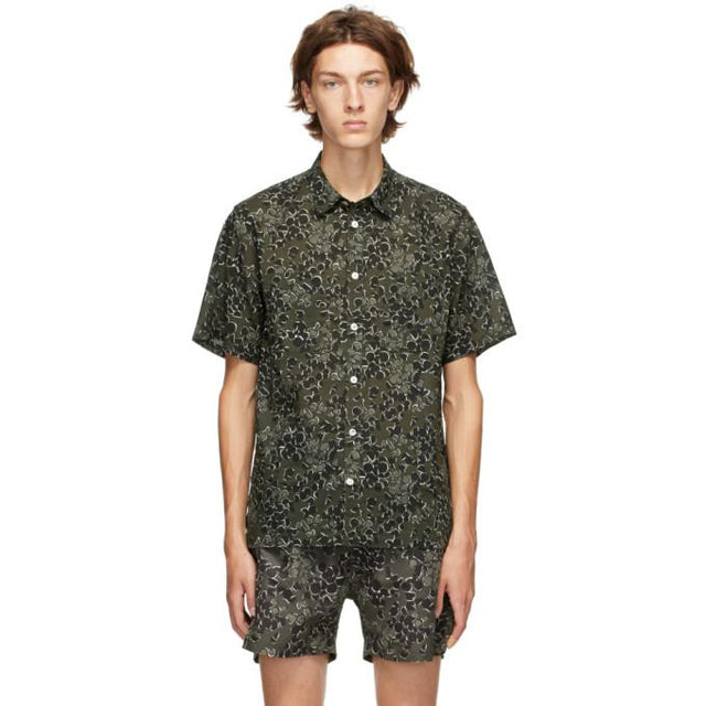Norse Projects Green Oscar Print Shirt