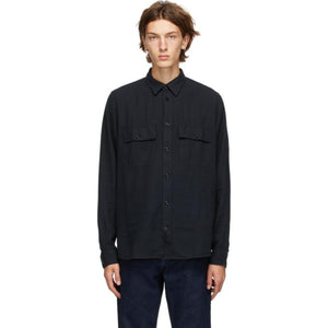 Norse Projects Navy Villads 50/50 Shirt