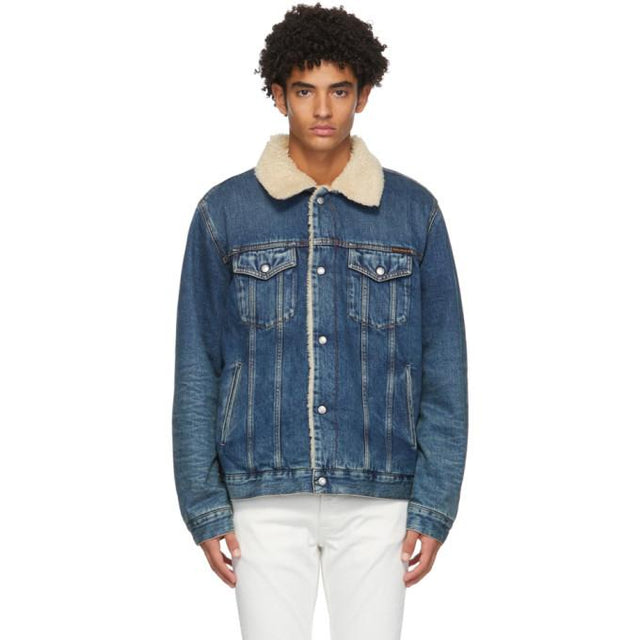 Nudie Jeans Blue Denim Bonny Shine Jacket