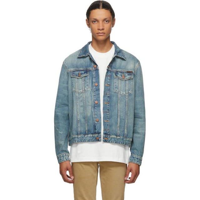 Nudie Jeans Blue Denim Jerry Pacific Jacket