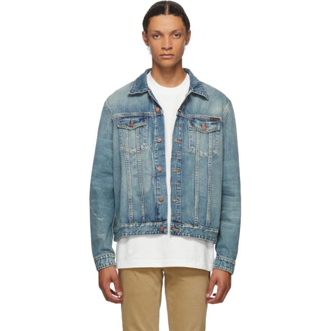Nudie Jeans Blue Denim Jerry Pacific Jacket