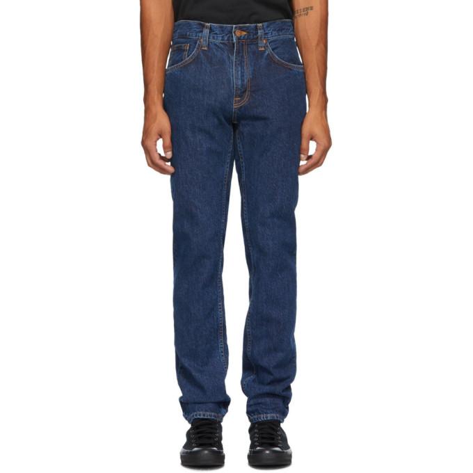 Nudie Jeans Blue Gritty Jackson Jeans