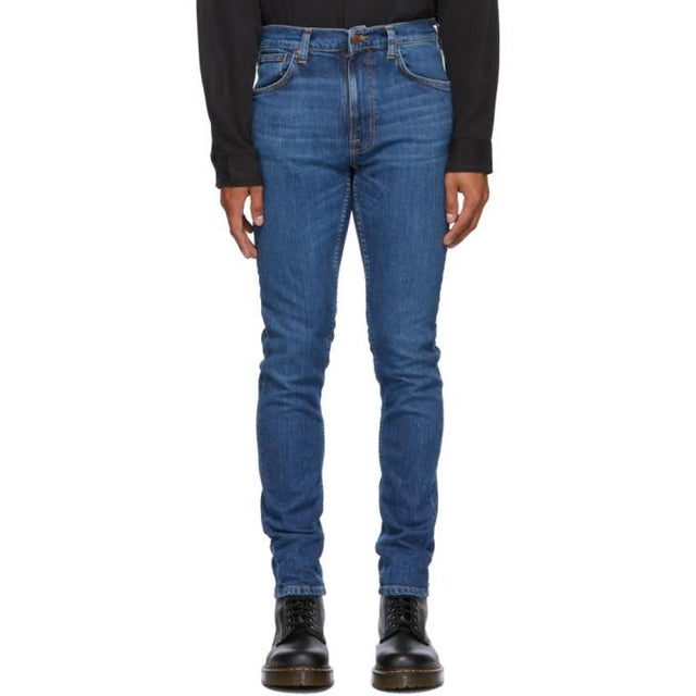 Nudie Jeans Blue Lean Dean Jeans
