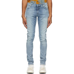 Nudie Jeans Blue Skinny Lin Jeans